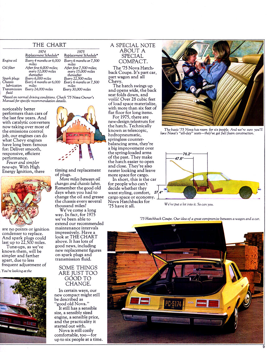 1975 Chevrolet Nova Brochure Page 12